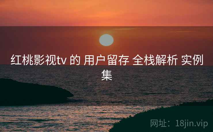 红桃影视tv 的 用户留存 全栈解析 实例集  第2张