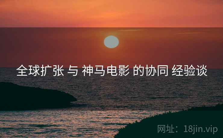 全球扩张 与 神马电影 的协同 经验谈  第1张
