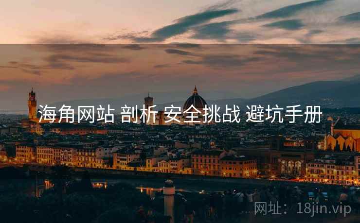 海角网站 剖析 安全挑战 避坑手册  第2张