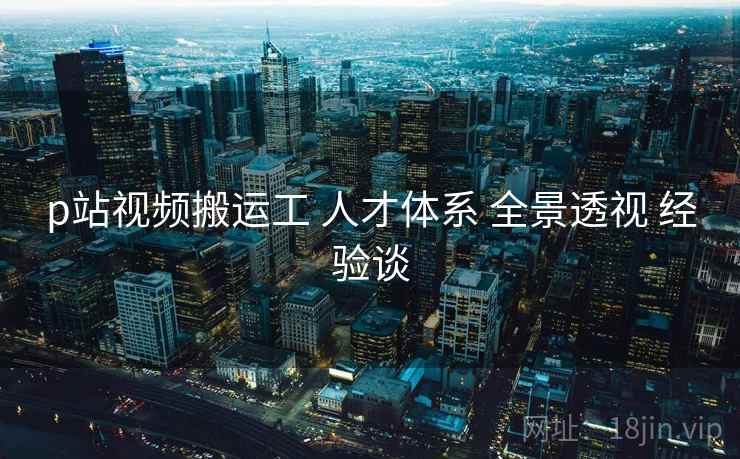 p站视频搬运工 人才体系 全景透视 经验谈  第2张