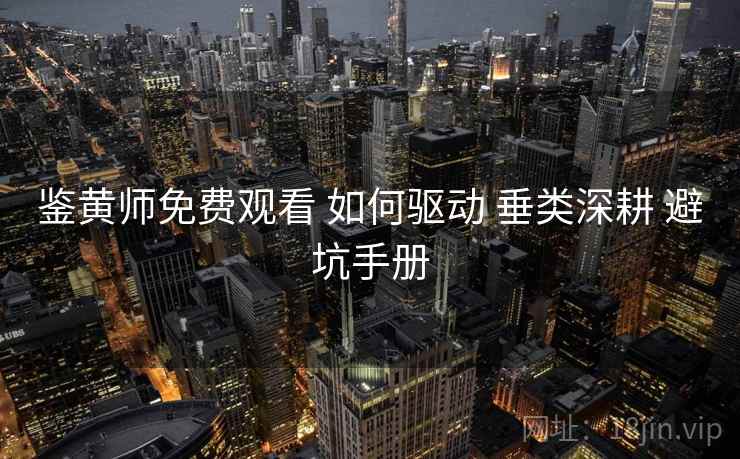 鉴黄师免费观看 如何驱动 垂类深耕 避坑手册  第2张
