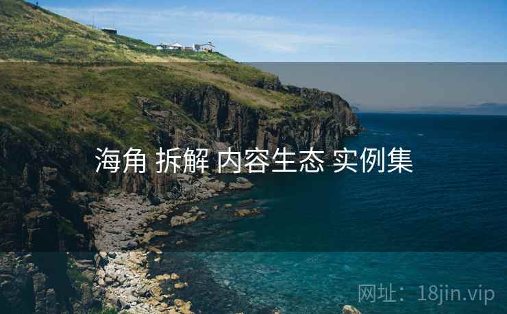 海角 拆解 内容生态 实例集  第1张