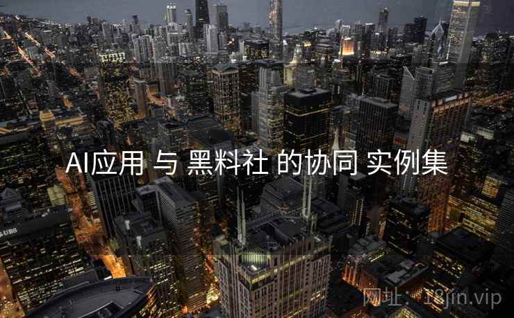 AI应用 与 黑料社 的协同 实例集  第2张
