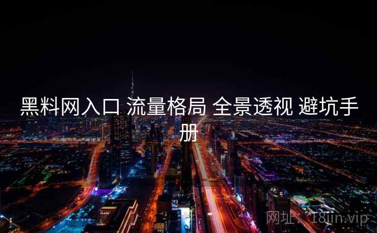 黑料网入口 流量格局 全景透视 避坑手册  第1张