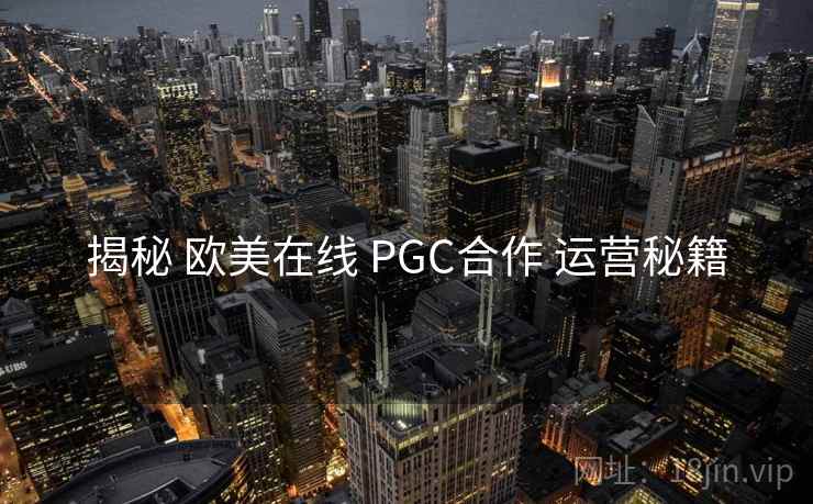揭秘 欧美在线 PGC合作 运营秘籍  第2张