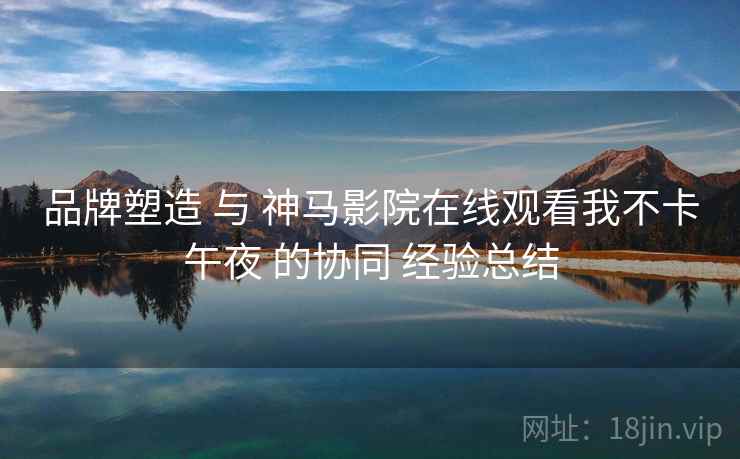 品牌塑造 与 神马影院在线观看我不卡午夜 的协同 经验总结  第2张